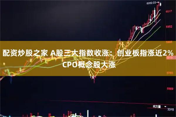 配资炒股之家 A股三大指数收涨：创业板指涨近2% CPO概念股大涨